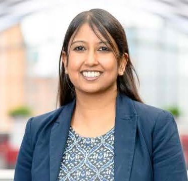 Dr Hannah Tharmalingam, Consultant Clinical Oncologist and Macmillan National Clinical advisor.