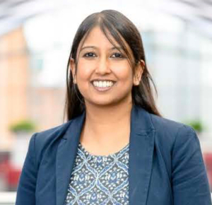 Dr Hannah Tharmalingam, Consultant Clinical Oncologist and Macmillan National Clinical advisor.
