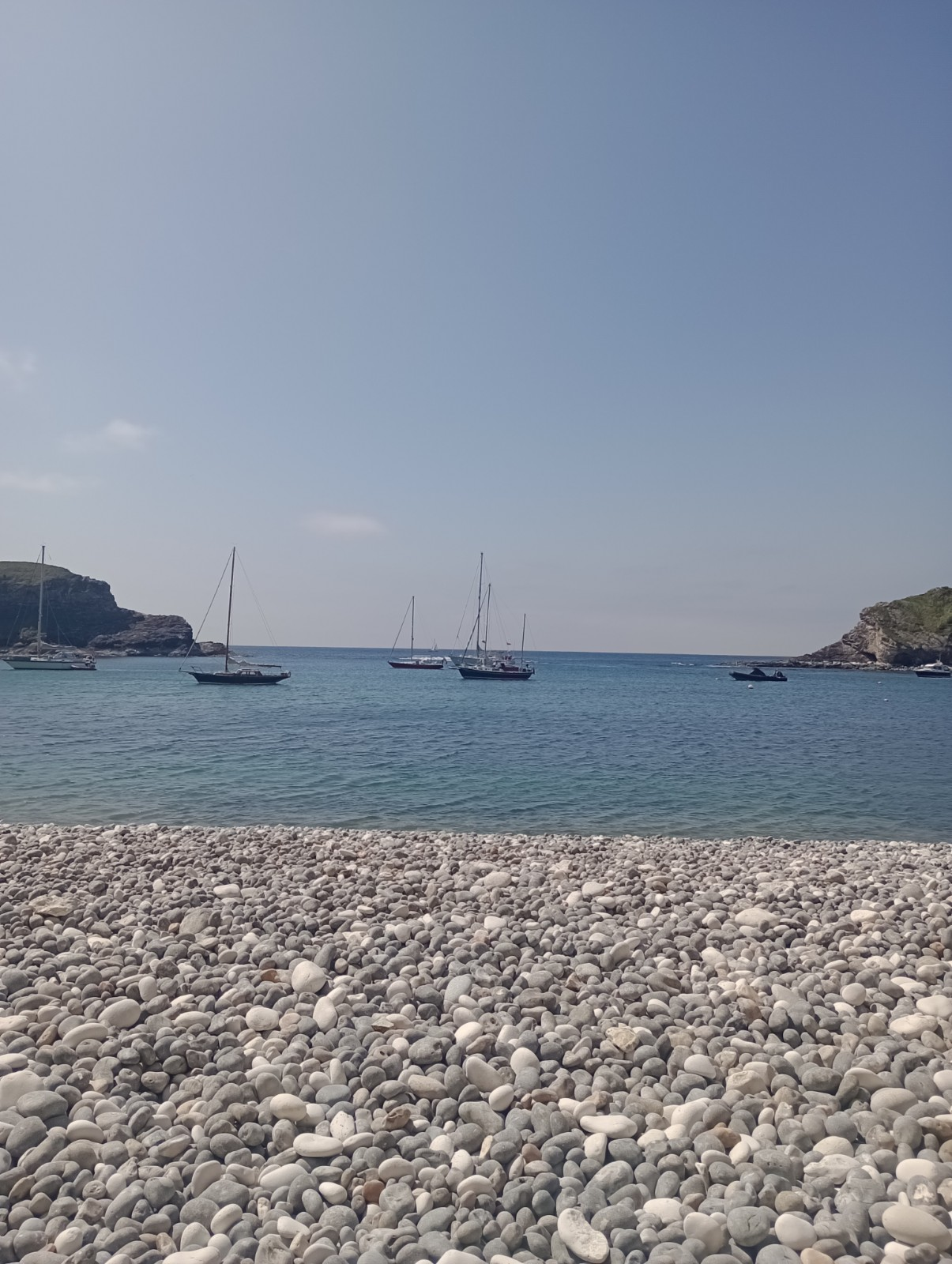 Small boats in Lulworth Cove