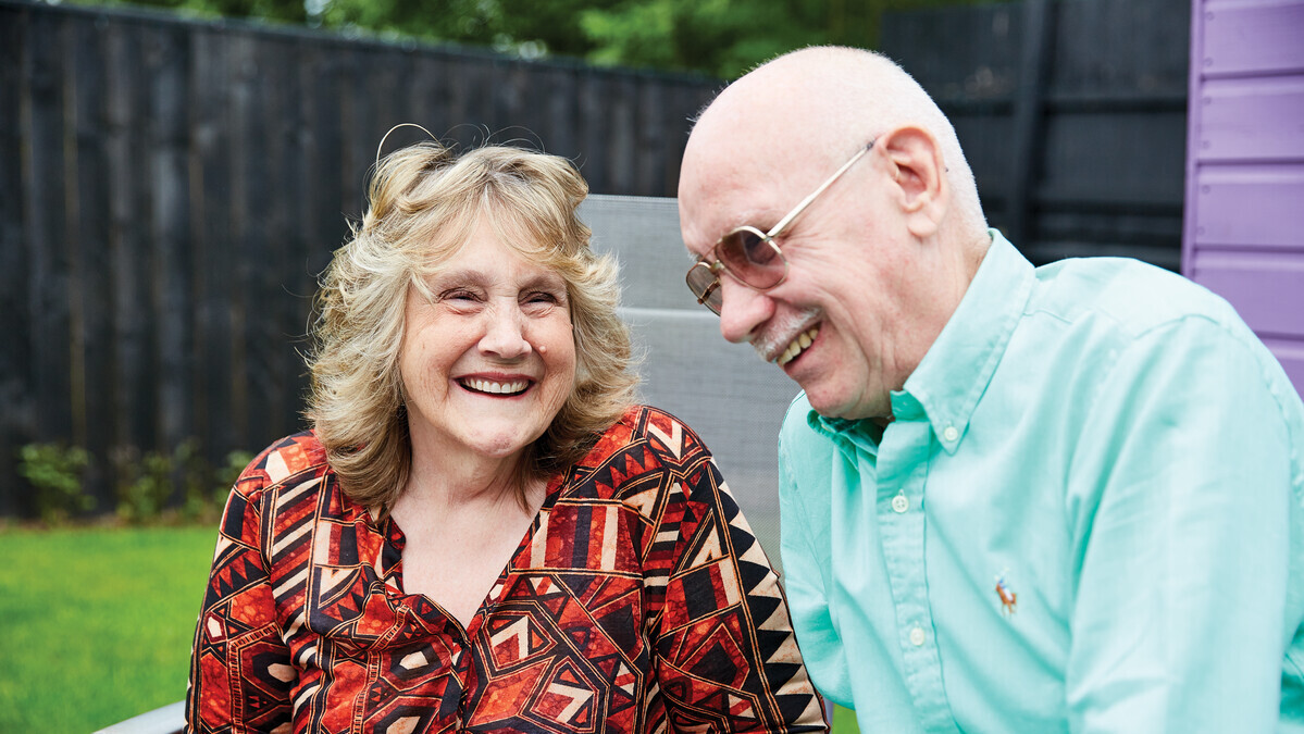 Jackie and her husband