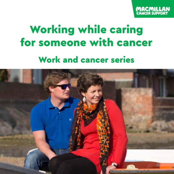 Working while caring for someone with cancer cover