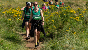 Mighty Hikers on a hike