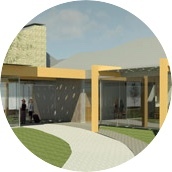 Artists impression of a single-story cancer centre
