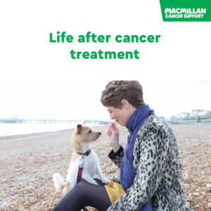 The cover for the life after cancer treatment audiobook. 
