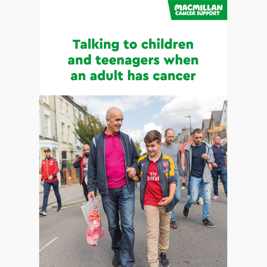 Talking to children and teenagers when an adult has cancer
