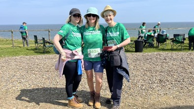 Michelle at the Mighty Hike