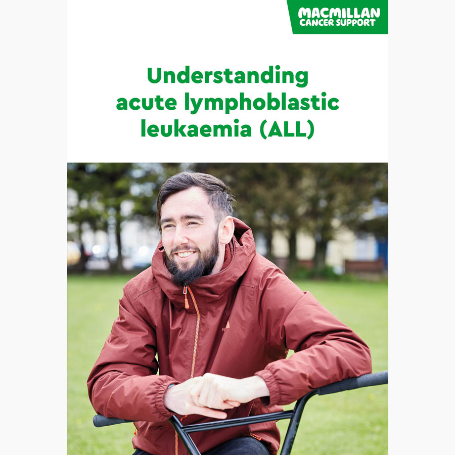 Understanding acute lymphoblastic leukaemia (ALL) booklet cover