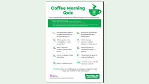 A preview of the Coffee Morning quiz.