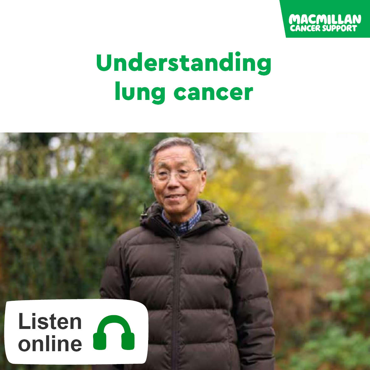 MAC11632_E18 - the Understanding Lung Cancer audiobook cover.