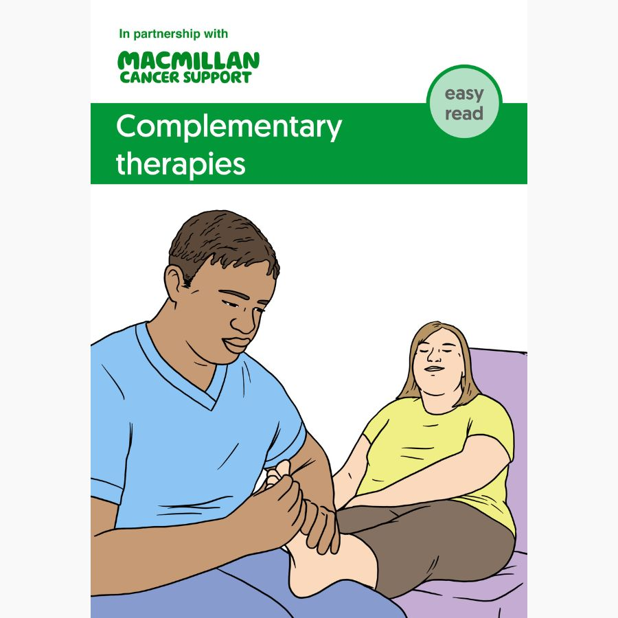 Complementary therapies booklet cover