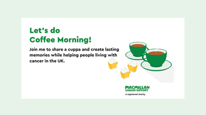 A preview of the Coffee Morning email signature.