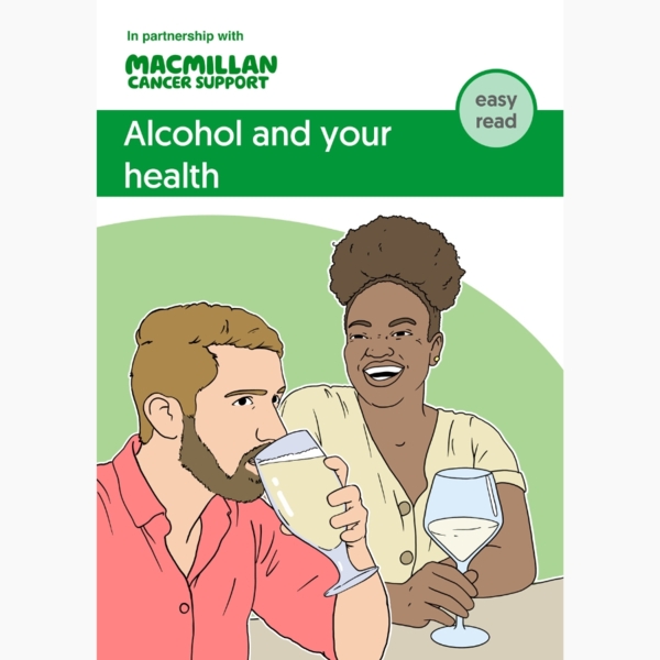 Alcohol and your health easy read booklet cover