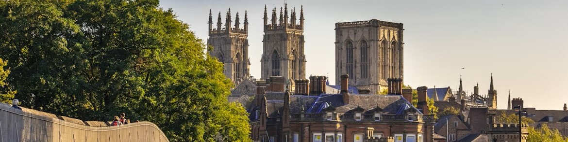 Photo of York with York Minster in the background