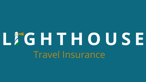 The logo for Lighthouse Travel Insurance.