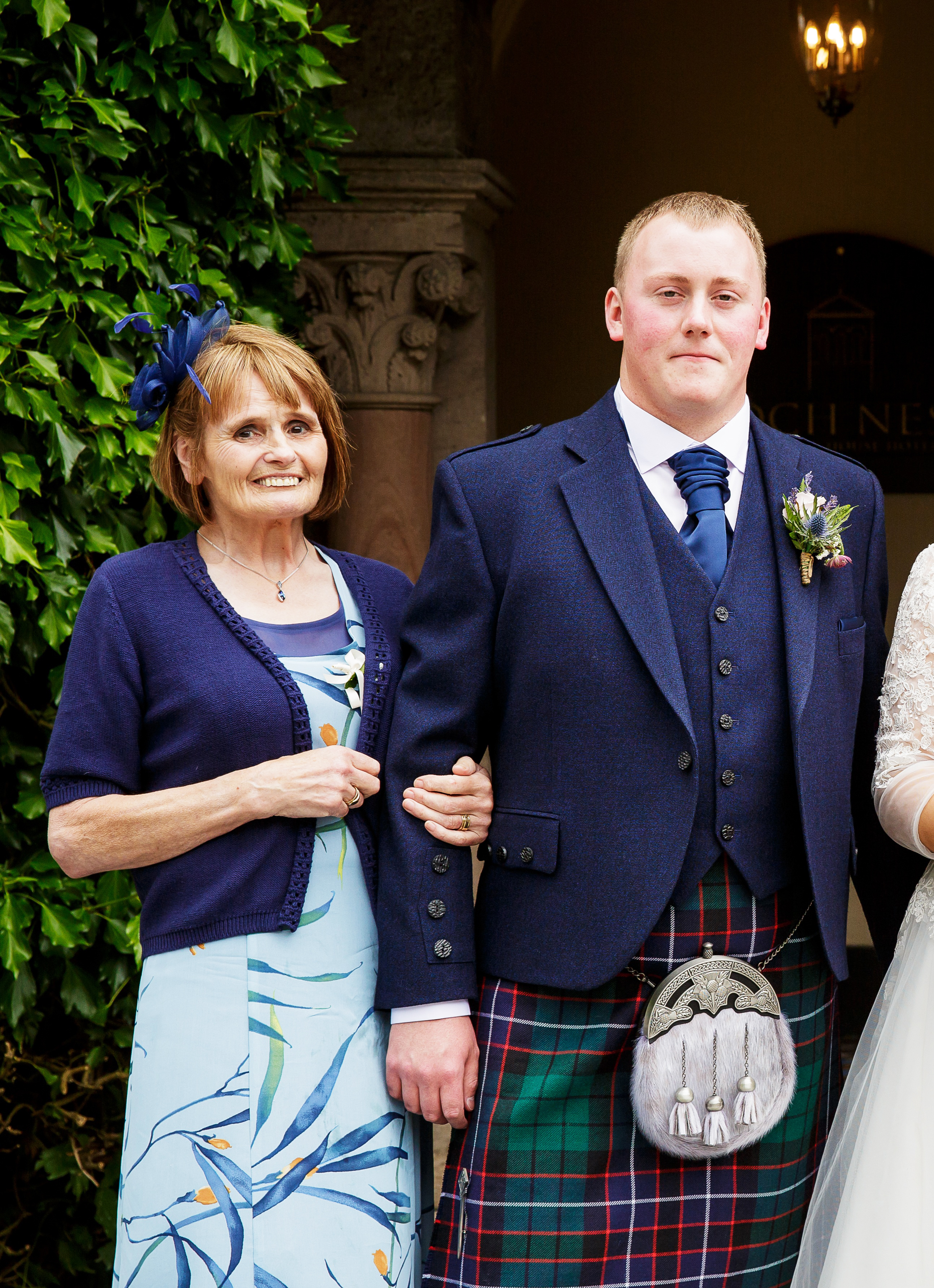 Liz and Craig posing for the camera