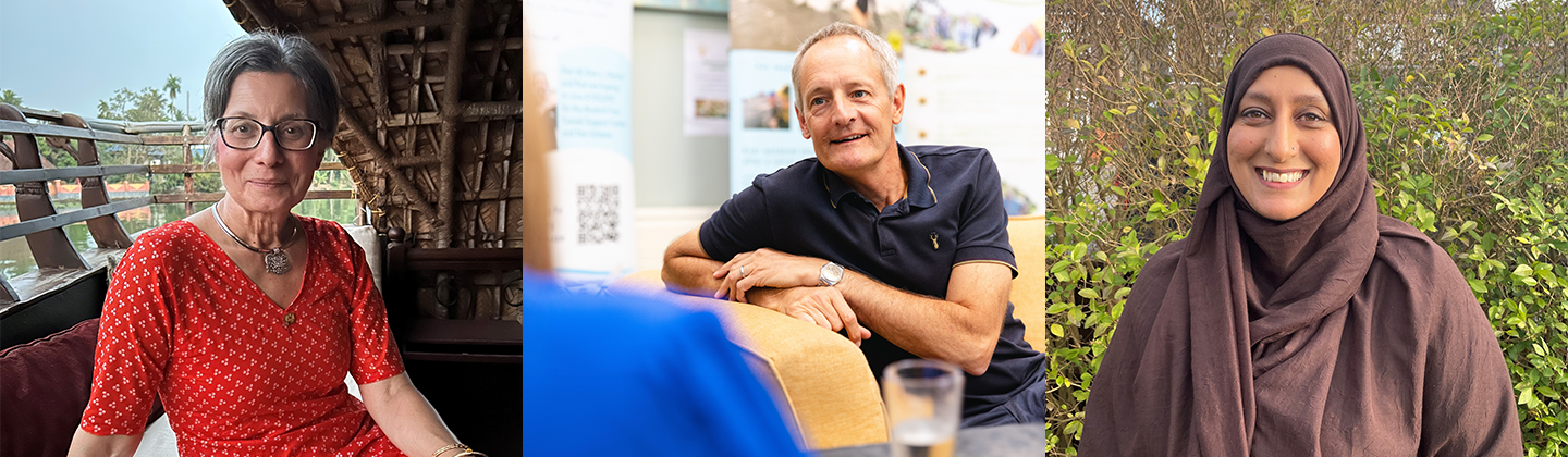 Collage of people who have received financial guidance