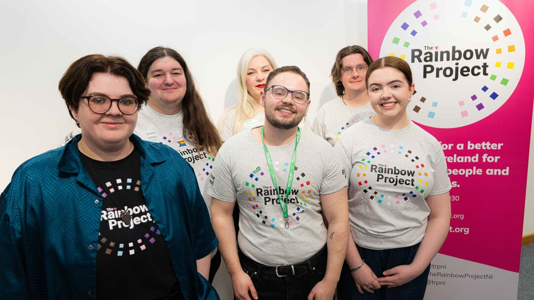 Rainbow Project tram in Northern Ireland.
