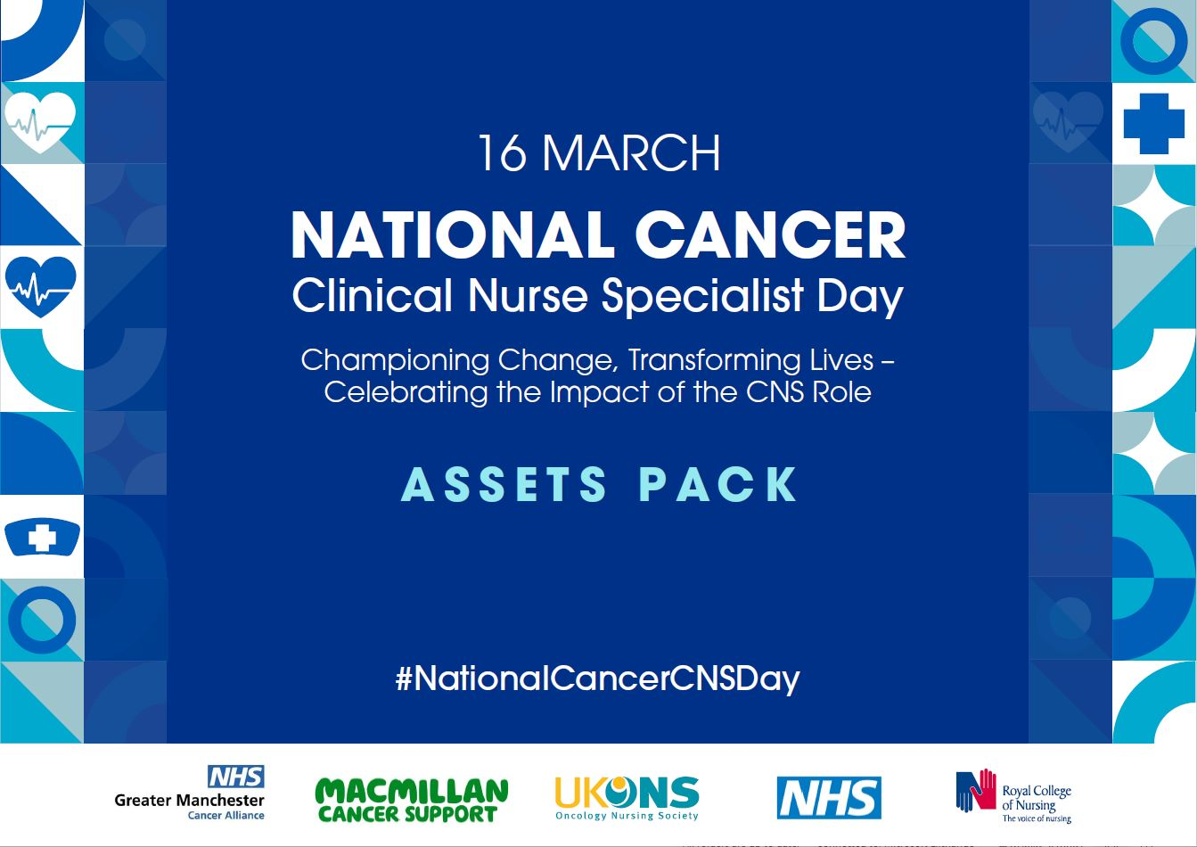 National Cancer Clinical Nurse Specialist day assets pack cover