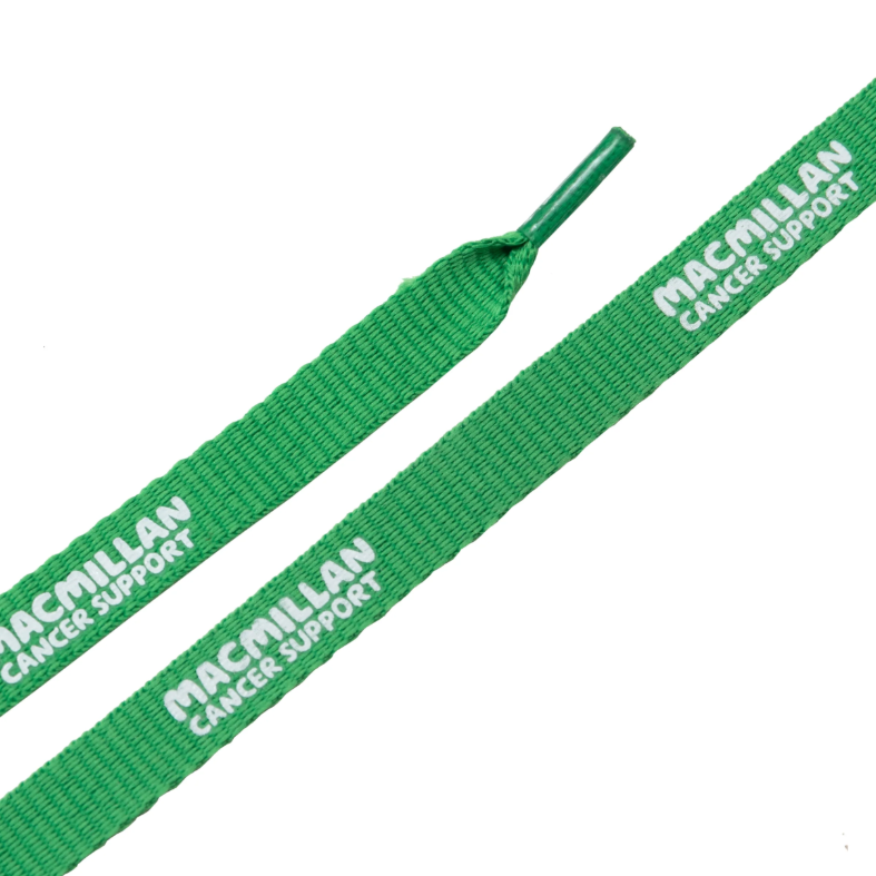 Green Macmillan shoe laces
