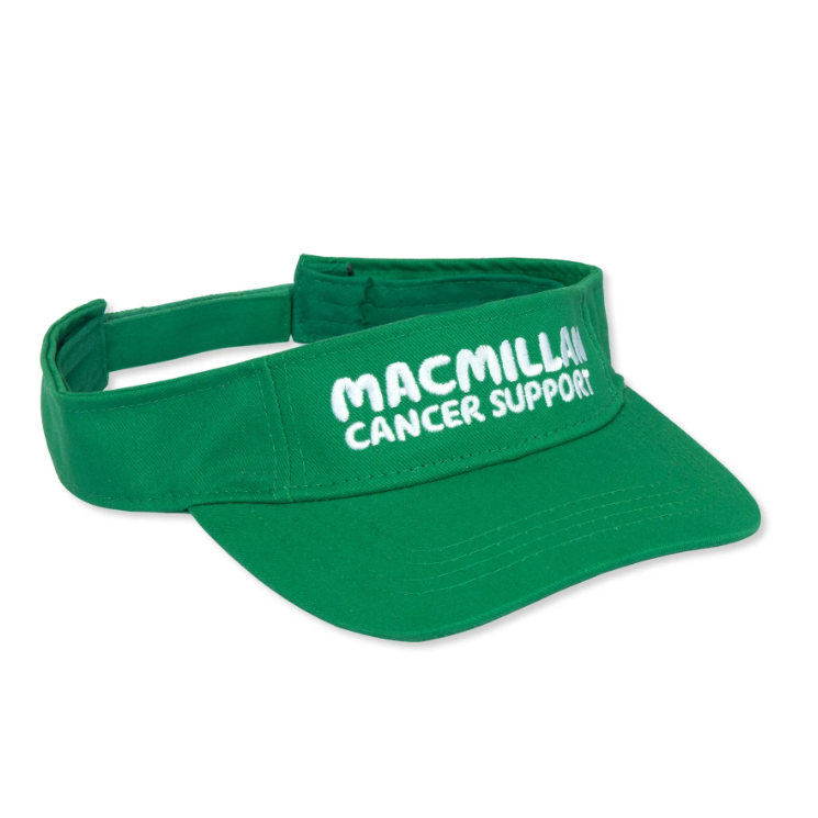 Green Macmillan Cancer Support visor