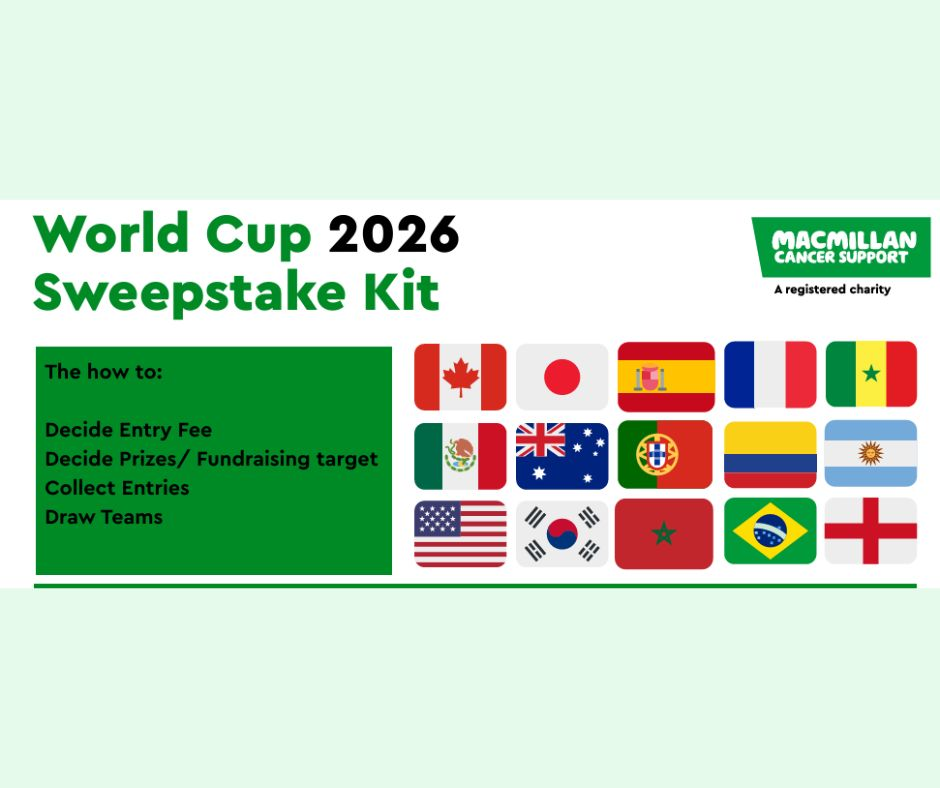 Image of the sweepstake kit with lots of flags
