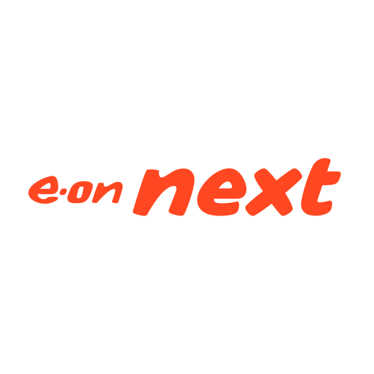 E.ON Next logo in orange text