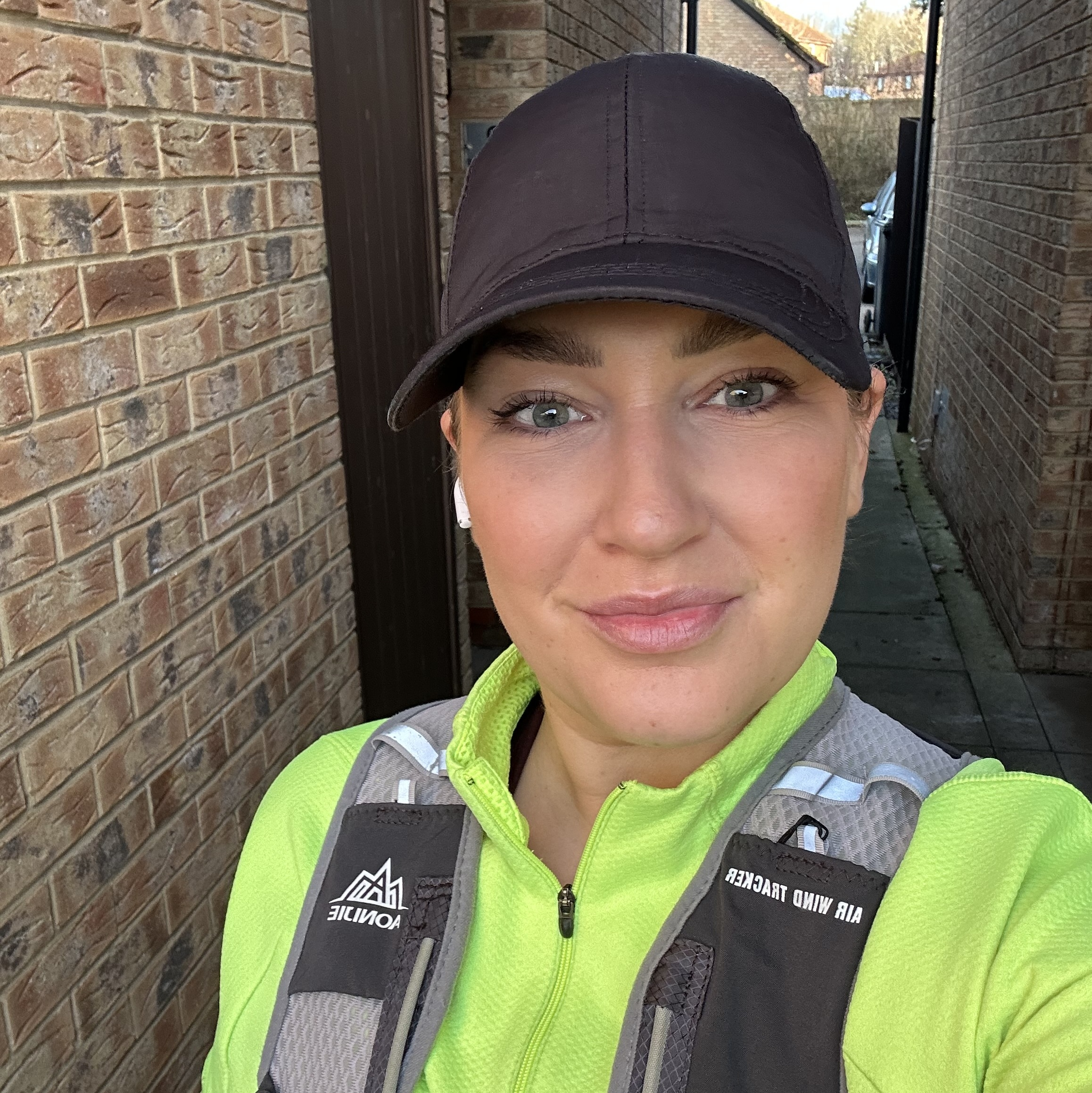 Kimberley in running gear