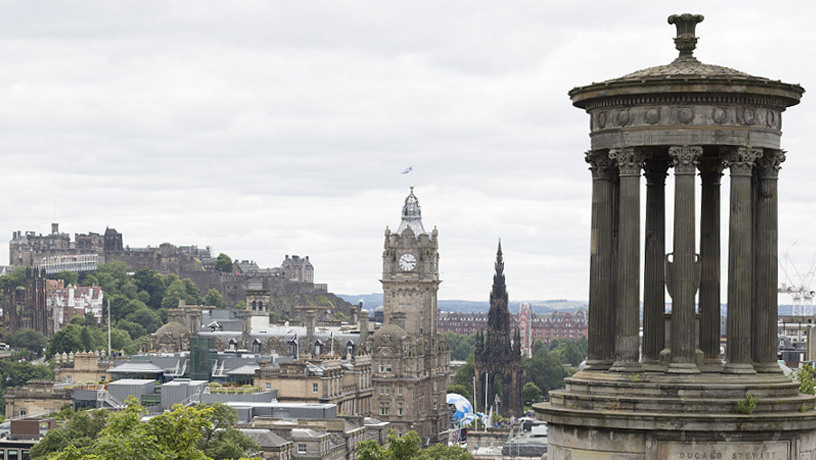 An image showing the city of Edinburgh in Scotland