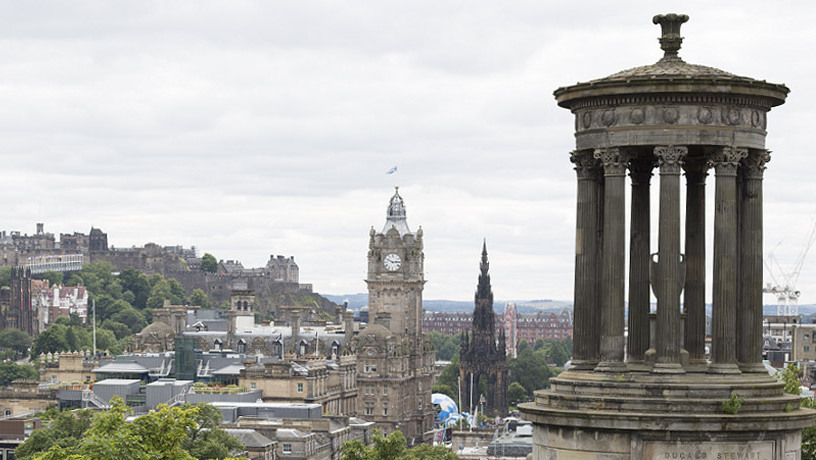 An image showing the city of Edinburgh in Scotland